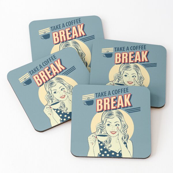 Item preview, Take A Coffee Break Pin Up Girl Vintage Style designed and sold by dk-design85.