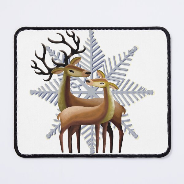 Item preview, Rein Couple on Snowflake designed and sold by KateVanFloofno1.