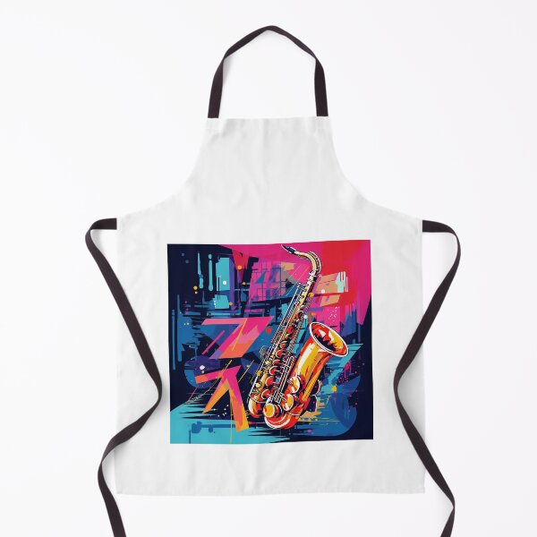 Item preview, A saxophone with pop art background designed and sold by RalNix.