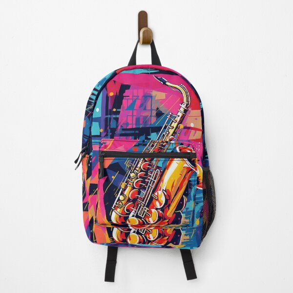 Item preview, A saxophone with pop art background designed and sold by RalNix.