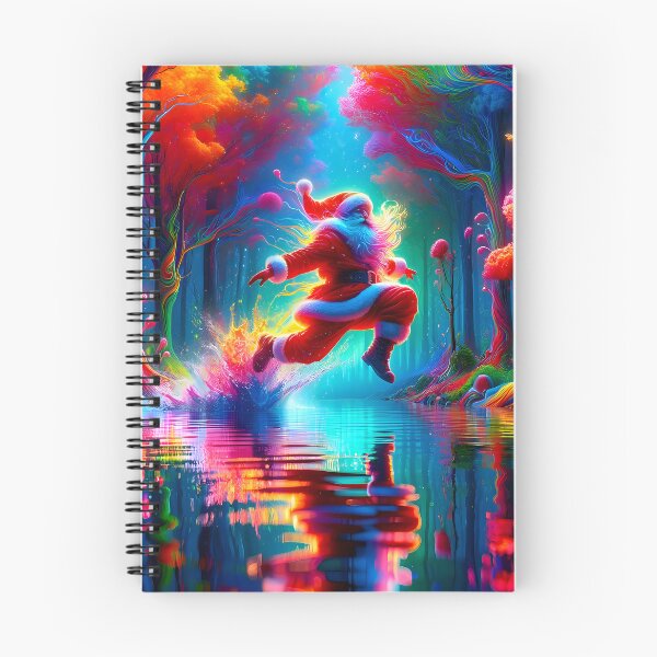 Item preview, Psychedelic Santa Claus Leap designed and sold by Matt's Artificial Nature.