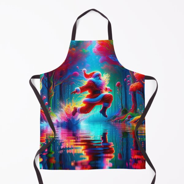 Item preview, Psychedelic Santa Claus Leap designed and sold by Matt's Artificial Nature.