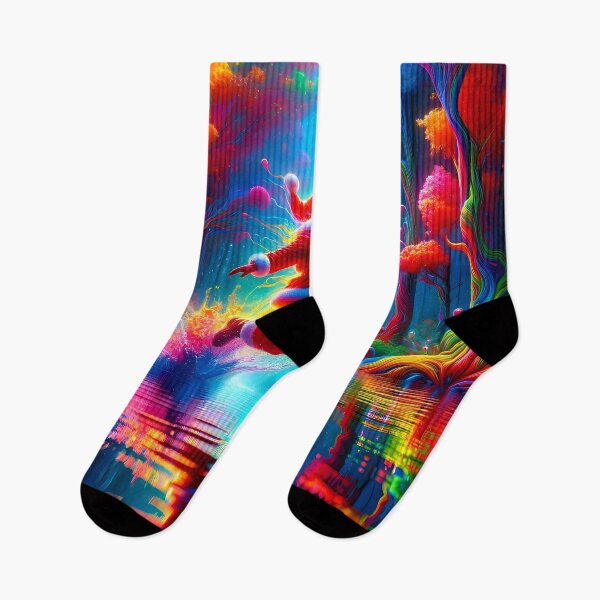 Item preview, Psychedelic Santa Claus Leap designed and sold by Matt's Artificial Nature.