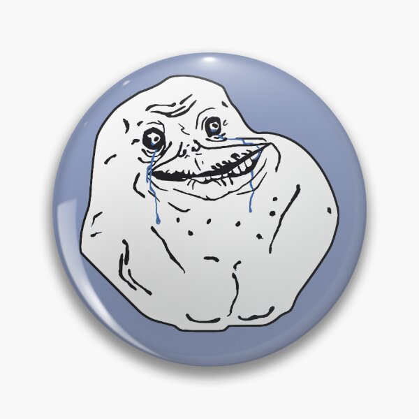 Item preview, Forever Alone Meme designed and sold by PickledjoArt.