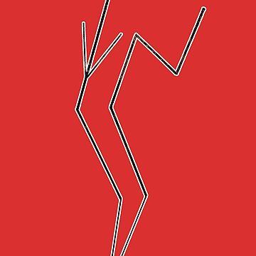 HAUTE Dessin analytique d'après des photos de la danseuse  Palucca I, de Vassily Kandinsky Poster