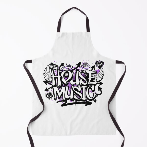Item preview, HOUSE MUSIC - Grafitti Steez (purple/black) designed and sold by Discothreadz.