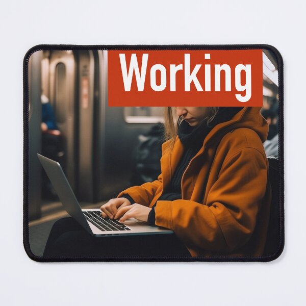 Item preview, Working on the subway designed and sold by ivanmejia.