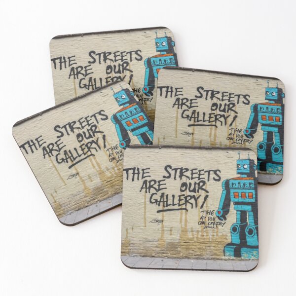 Item preview, Robot Stencil Graffiti designed and sold by Bomax121.