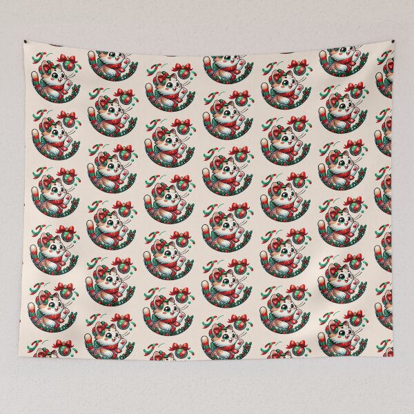 Item preview, Festive Feline Fun designed and sold by Variety Vault.