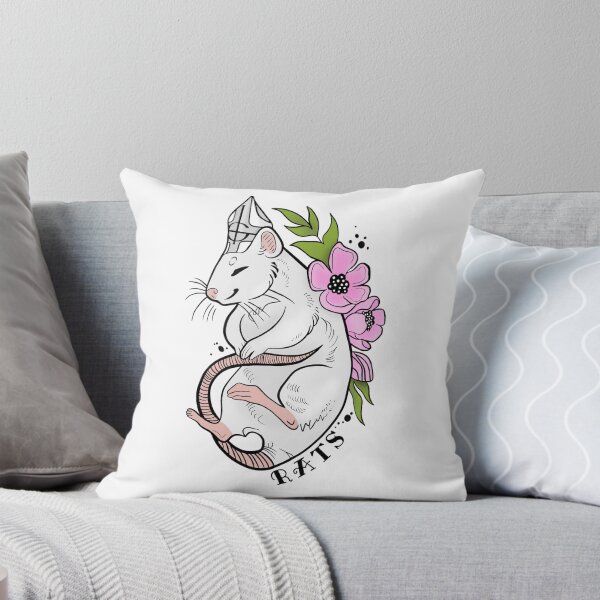 Item preview, Rats - Flower Tattoo Design designed and sold by CharlottesArtz.