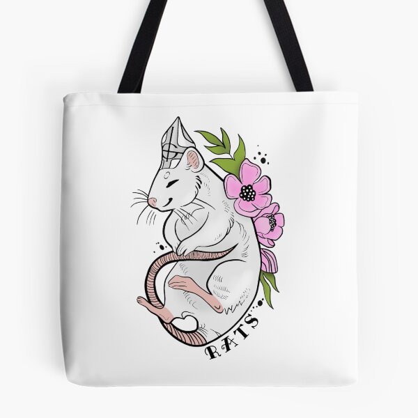 Item preview, Rats - Flower Tattoo Design designed and sold by CharlottesArtz.