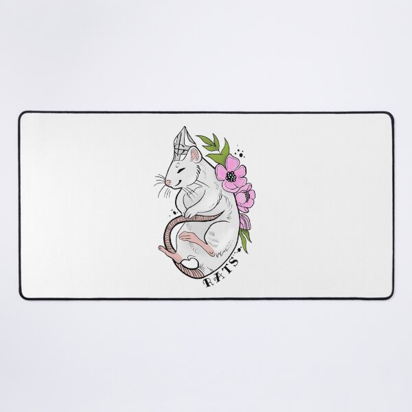 Item preview, Ratas - Diseño de tatuaje de flores designed and sold by CharlottesArtz.