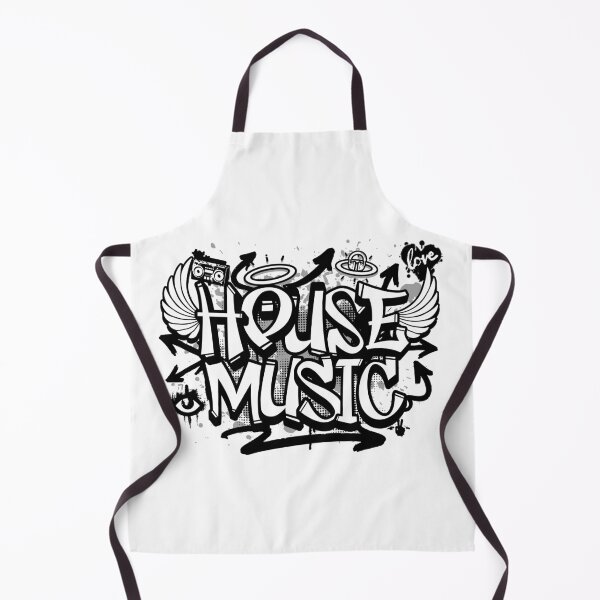 Item preview, HOUSE MUSIC - Graffiti Steez (black/grey) designed and sold by Discothreadz.