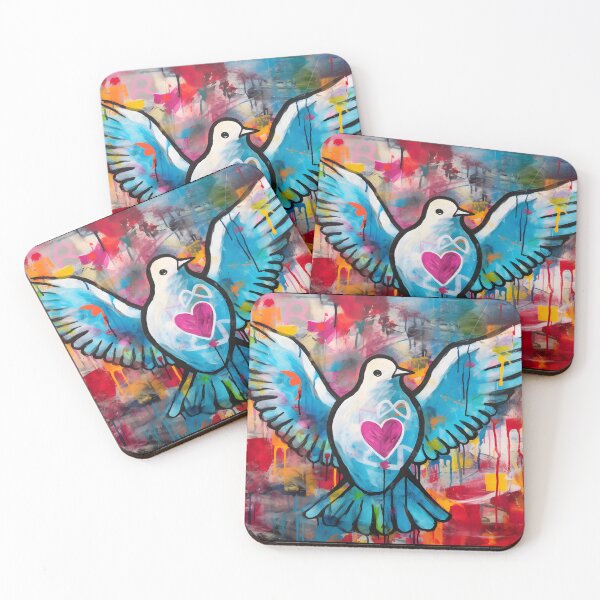Item preview, Dove of Peace Harmony Unveiled: Narrative Diptychs of Peace and Eternity | Intersection of Tradition and Rebellion designed and sold by OlfactoART Studio.