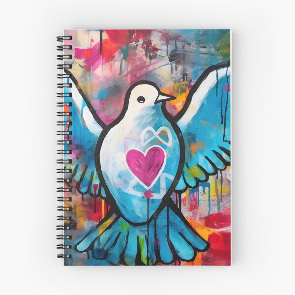 Item preview, Dove of Peace Harmony Unveiled: Narrative Diptychs of Peace and Eternity | Intersection of Tradition and Rebellion designed and sold by OlfactoART Studio.