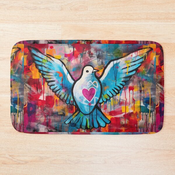 Item preview, Dove of Peace Harmony Unveiled: Narrative Diptychs of Peace and Eternity | Intersection of Tradition and Rebellion designed and sold by OlfactoART Studio.