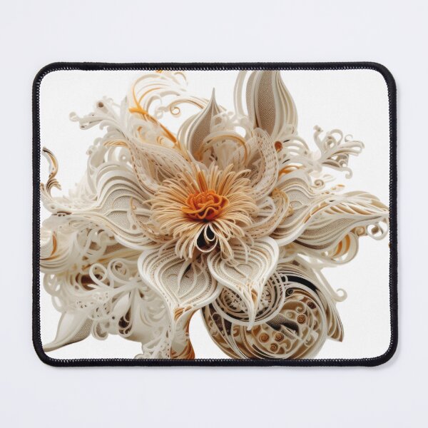 Item preview, Baroque white flower  designed and sold by DumbPet.