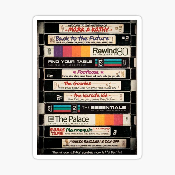 VHS Sticker