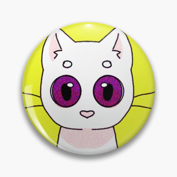 Item preview, white cat with purple eyes designed and sold by Elairu.