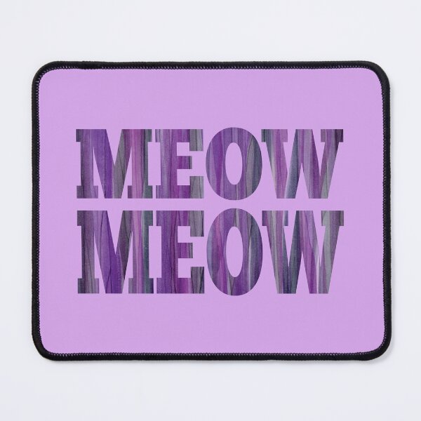 Item preview, Violet Purple Meow Meow  designed and sold by Alexandria Levin.