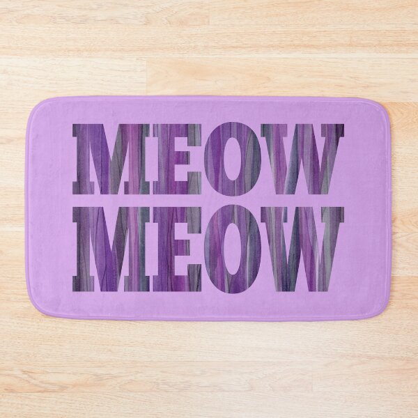 Item preview, Violet Purple Meow Meow  designed and sold by Alexandria Levin.
