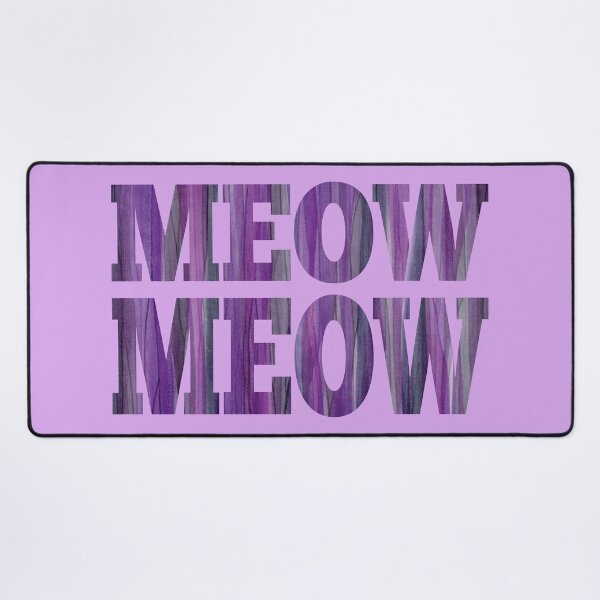 Item preview, Violet Purple Meow Meow  designed and sold by Alexandria Levin.