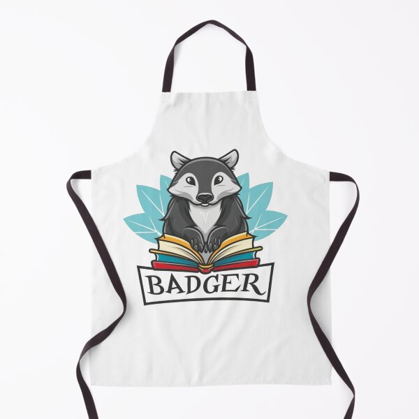 Item preview, badger books animal lover Art designed and sold by mhams ⭐️⭐️⭐️⭐️⭐️.