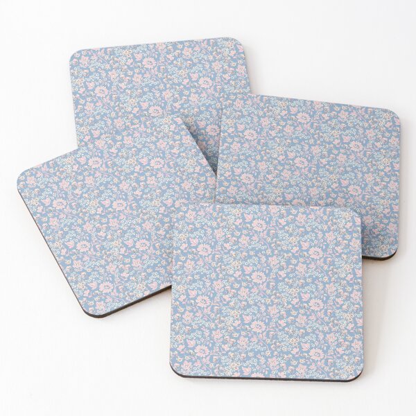 Item preview, Vintage Style Pink, Blue & White Floral Pattern by Terri Conrad designed and sold by Terri Conrad.
