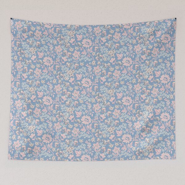 Item preview, Vintage Style Pink, Blue & White Floral Pattern by Terri Conrad designed and sold by Terri Conrad.