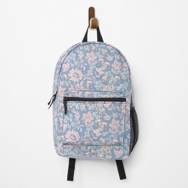 Item preview, Vintage Style Pink, Blue & White Floral Pattern by Terri Conrad designed and sold by Terri Conrad.