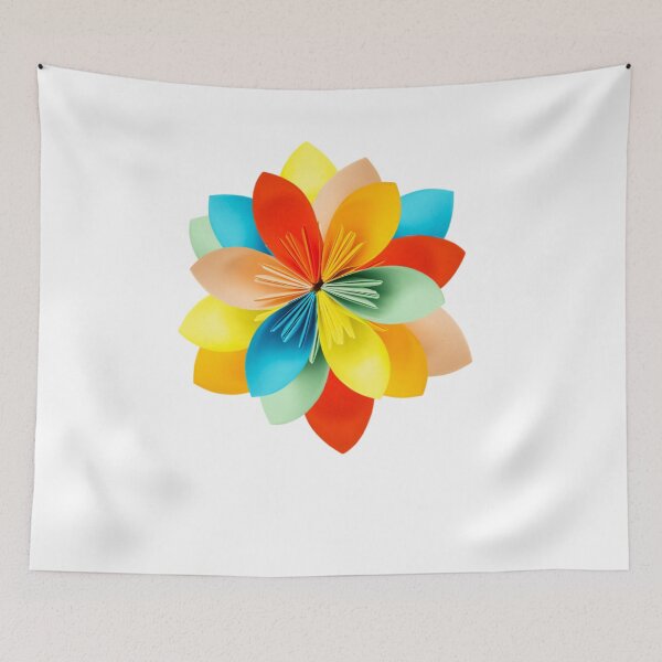 Item preview, Multicolored flower design designed and sold by BlesstB.