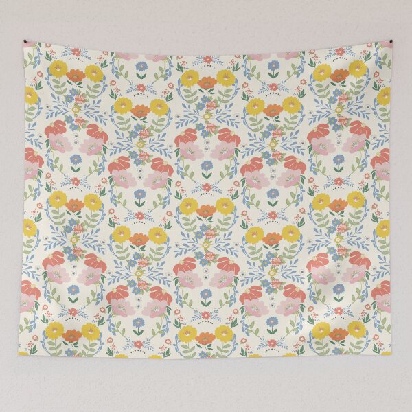 Item preview, Whimsical Graphic Colorful Floral Pattern by  Terri Conrad designed and sold by Terri Conrad.