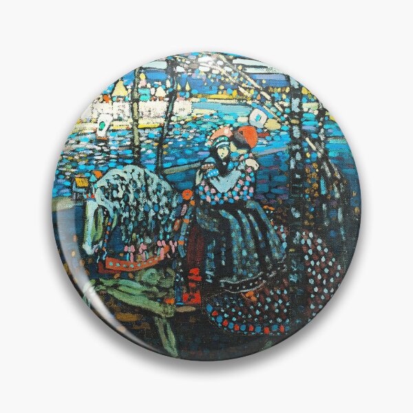 Item preview, HD. Couple on a horse, by Wassily Kandinsky designed and sold by MINDTHECHERRY.