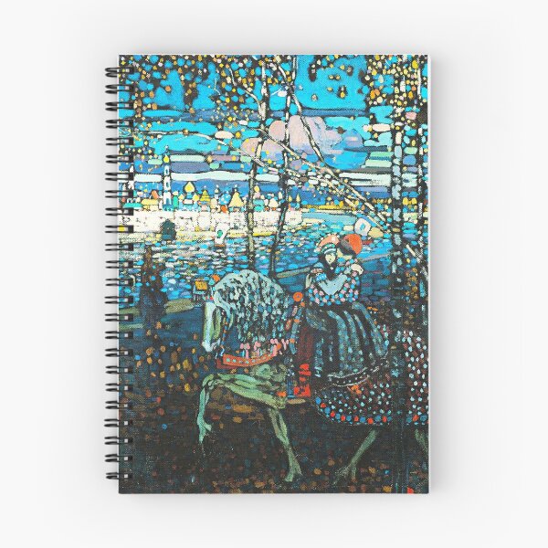 Item preview, HD. Couple on a horse, by Wassily Kandinsky designed and sold by MINDTHECHERRY.