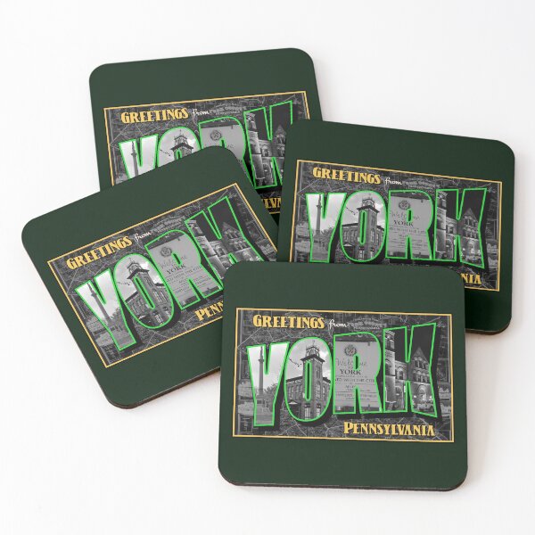 Item preview, Greetings from York Pennsylvania Vintage Styled Postcard designed and sold by CRHPOD20.