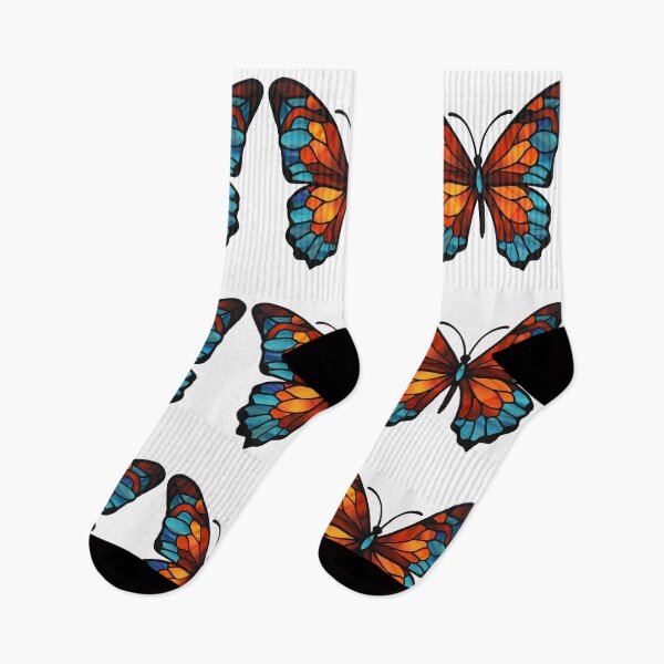 Item preview, Stained Glass Monarch Butterfly designed and sold by Dlash.