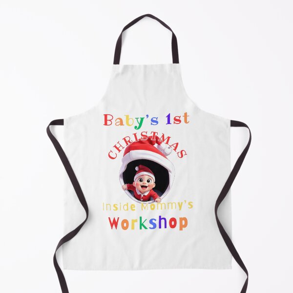 Item preview, Baby's 1st Christmas Inside Mommy's Workshop Var. 1 designed and sold by TugForkFinds.