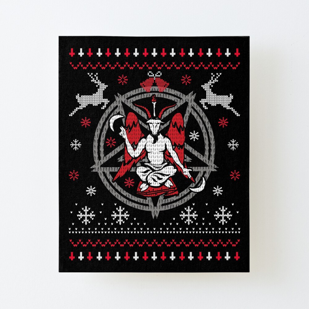 Baphomet christmas sweater hotsell