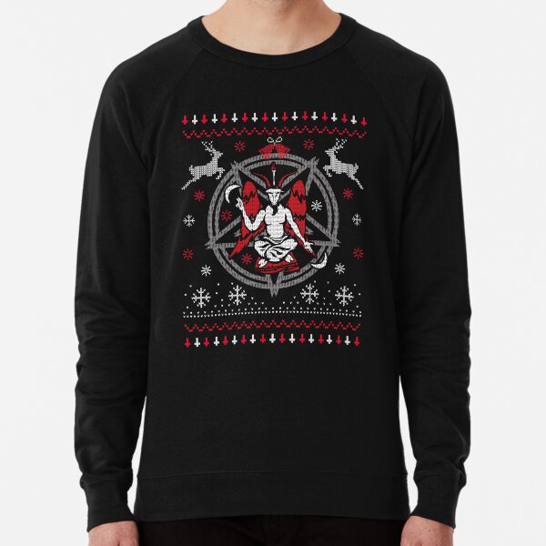 Christmas deals baphomet sweater