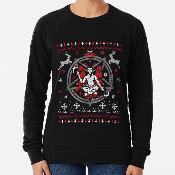 Hail satan xmas sweater hotsell