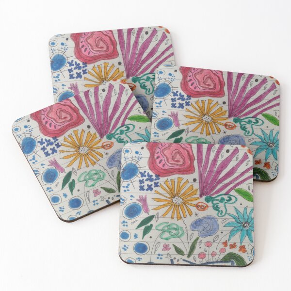 Item preview, Colorburst of flowers  designed and sold by ArtbyColleen.