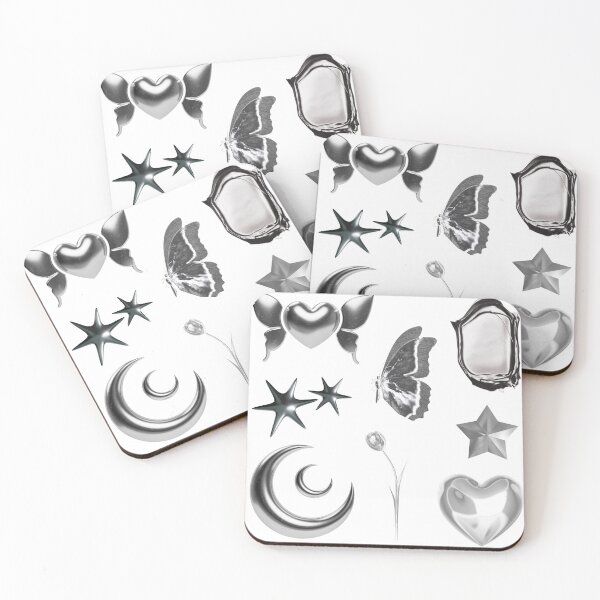 Item preview, Chrome Cyber Sticker Pack designed and sold by Krystina Gabrielle.