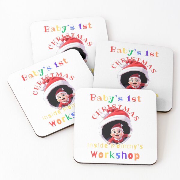 Item preview, Baby's 1st Christmas Inside Mommy's Workshop Var. 2 designed and sold by TugForkFinds.