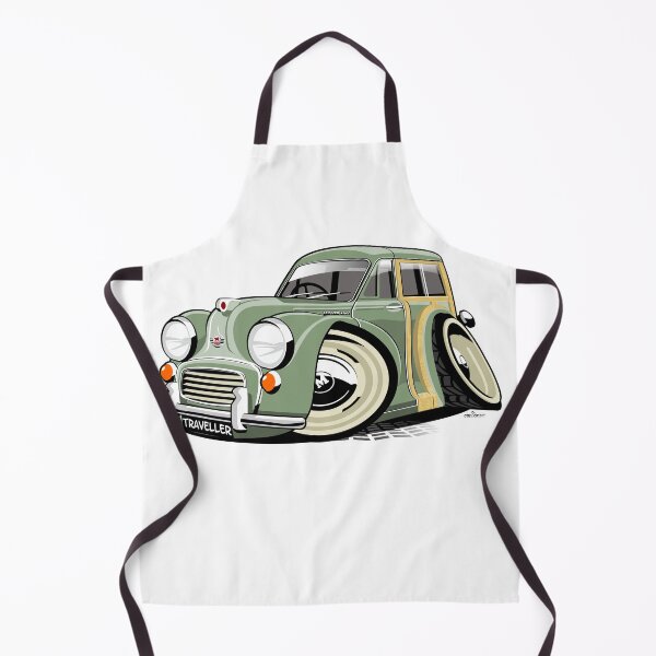 Item preview, Morris Minor Traveller caricature - green designed and sold by car2oonz.