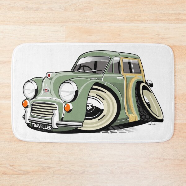 Item preview, Morris Minor Traveller caricature - green designed and sold by car2oonz.