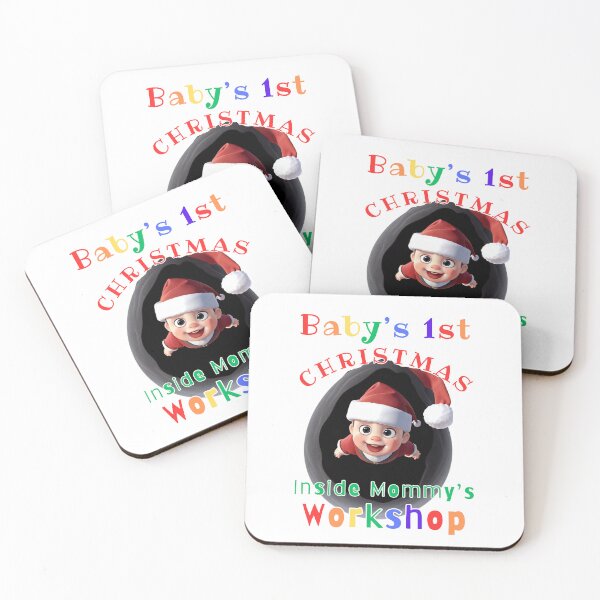 Item preview, Baby's 1st Christmas Inside Mommy's Workshop Var. 3 designed and sold by TugForkFinds.
