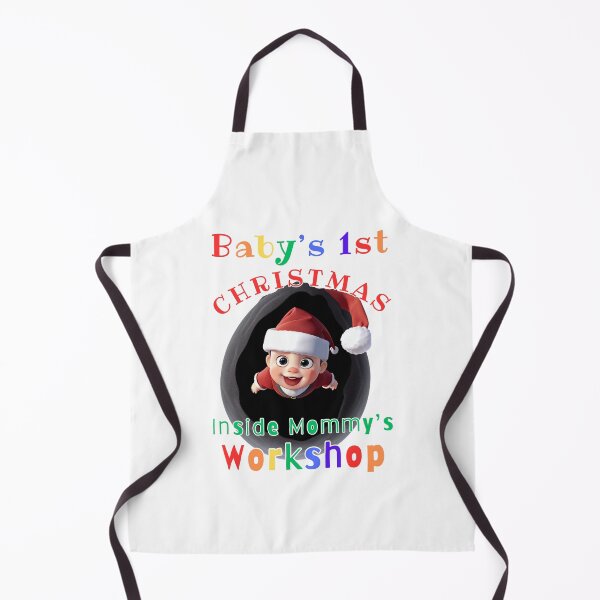 Item preview, Baby's 1st Christmas Inside Mommy's Workshop Var. 3 designed and sold by TugForkFinds.