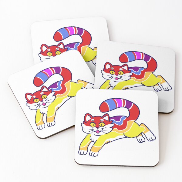 Item preview, Colorful Cat designed and sold by sabotagemost.