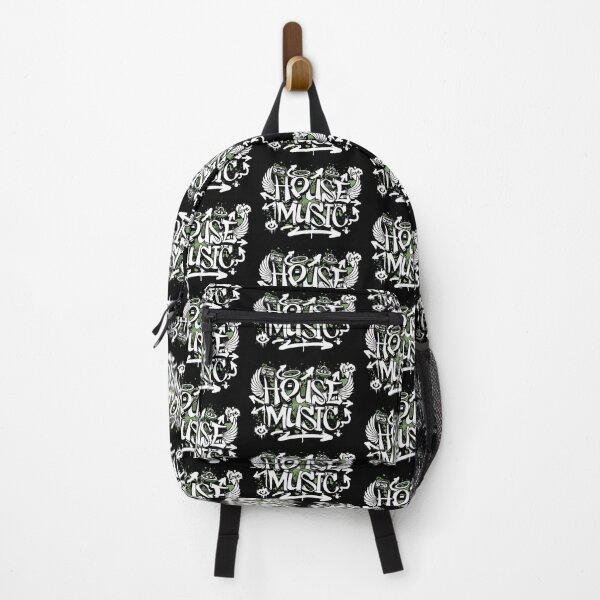 Item preview, HOUSE MUSIC - Graffiti Steez (White/army green) designed and sold by Discothreadz.