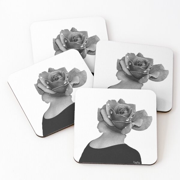 Item preview, Digital collage rose girl designed and sold by Krystina Gabrielle.